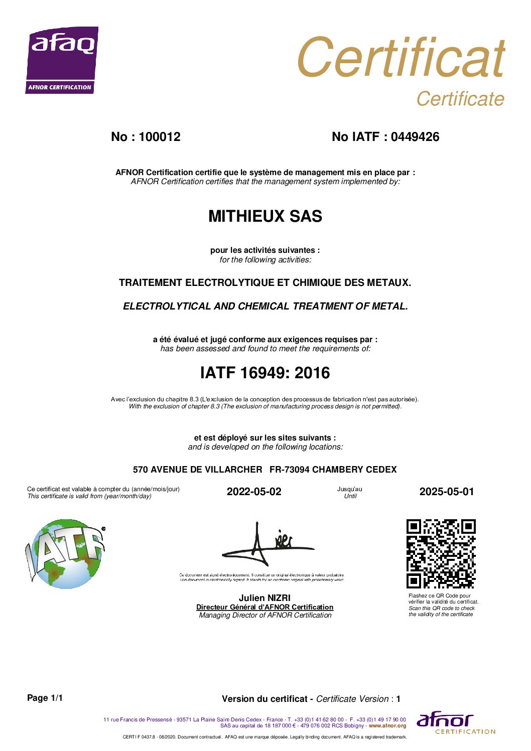 4190371 MITHIEUX_certificat IATF (1)